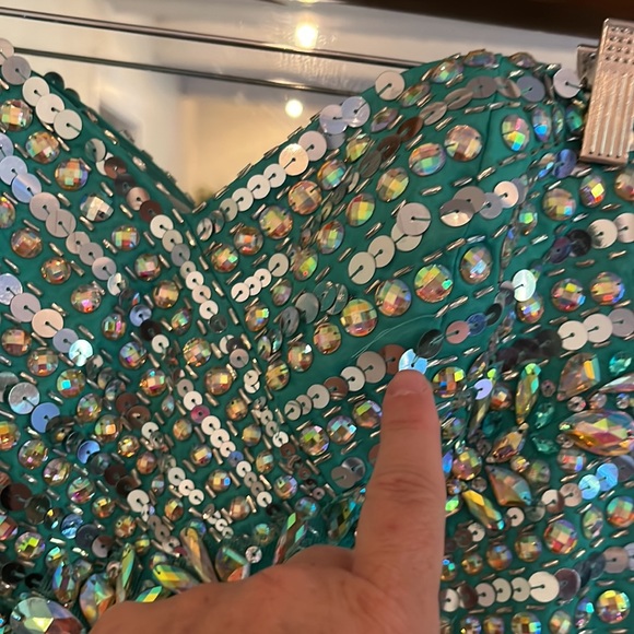 Strapless Alyce Paris Homecoming Winter Formal Prom Dress - Picture 11 of 12